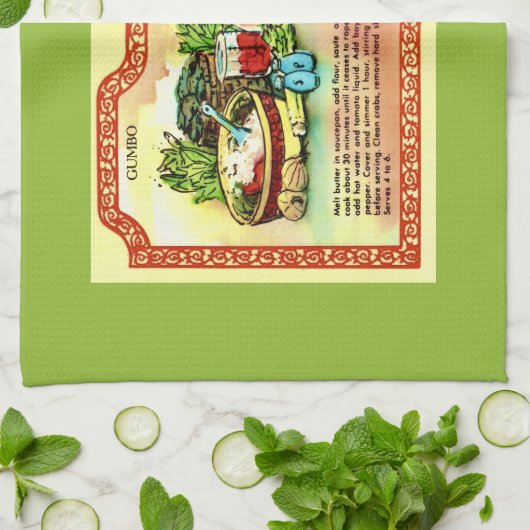 Gumbo Recept Theedoek (Gevouwen)