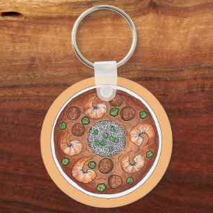 Gumbo Soup Louisiana LA New Orleans NOLA Food Sleutelhanger