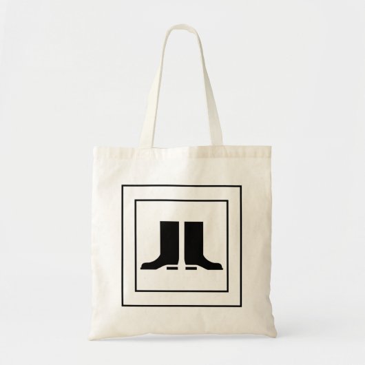 Gumboot Sign Canvas tas (Voorkant)