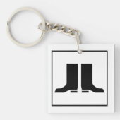 Gumboot Sign Sleutelhanger (Voorkant)