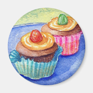 Gumdrop Cupcakes Magneet