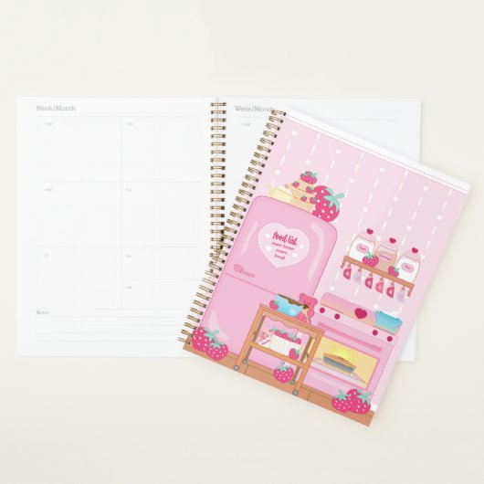 Gummi Baking Bear Spiral Planner (Devant avec enveloppe)