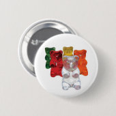 Gummi-beren Ronde Button 5,7 Cm (Voorkant /achterkant)