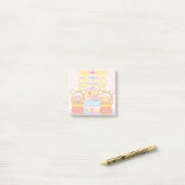 Gummi Sweet Honey Tea Post-it® Notes (Op bureau)