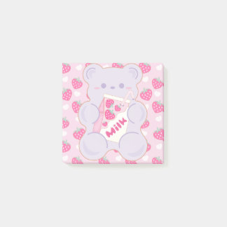 Gummi Sweet Strawberry Milk Post-it® Notes