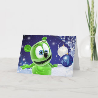 Gummibär Christmas Winter Holiday Kaart
