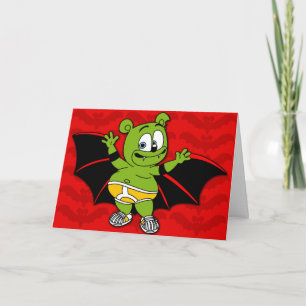 Gummibär Est Une Carte D'Halloween Vampire
