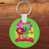 Gummibär Floral Sleutelhanger (Voorkant)