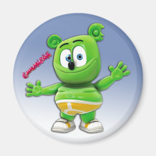 Gummibär Magnet op Blauw Magneet