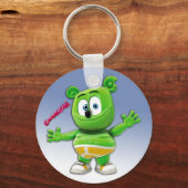 Gummibär Sleutelhanger op blauw (Voorkant)