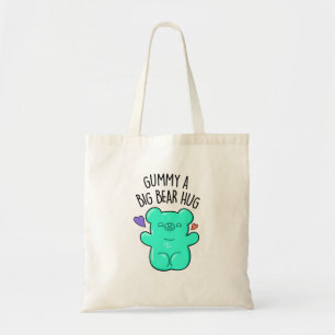 Gummy A Big Beer Hug Funny Snoep Gummy Beer Pun Tote Bag