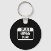 Gummy Bear Costume Funny Easy Last Minute Hallowee Sleutelhanger (Voorkant)