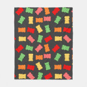 Gummy Bear Pattern Fleece Deken (Voorkant)