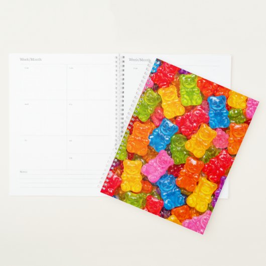 Gummy Bear Planner Cover  (Devant avec enveloppe)