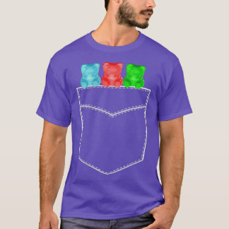 Gummy Bears Zak Shirt Drie Kawaii-beren in mijn 