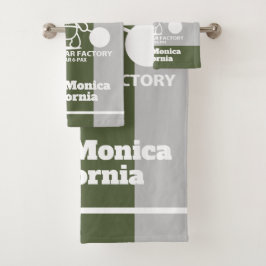 Gummy Beer Factory 2020 MONO2 Bath Towel Set Bad Handdoek