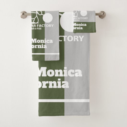 Gummy Beer Factory 2020 MONO2 Bath Towel Set Bad Handdoek (Insitu)