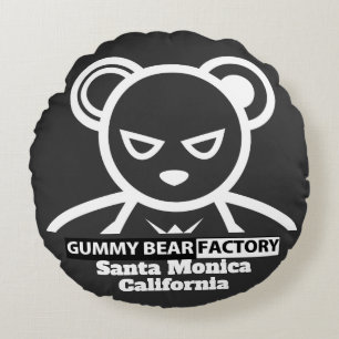 Gummy Beer Factory Gym/Fitness Sierkussen Rond Kussen
