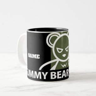 Gummy Beer Factory Gym/Fitness Tweekleurige Koffiemok