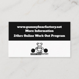 Gummy Beer Factory/gym/fitness Visitekaartje