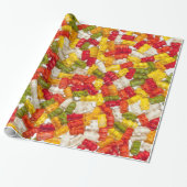 Gummy Beer Foto Cadeaupapier (Uitgerold)