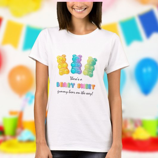 Gummy Beer Kleurrijke Jelly Snoep Moeder om te zij T-shirt