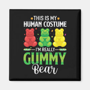 Gummy Beer My Human Costume Funny Snoep Halloween Magneet