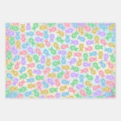 Gummy Beer Wrapping Paper Flat Sheet Set van 3 (Voorkant)