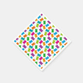 Gummy Beren Patroon Servet (Hoek)