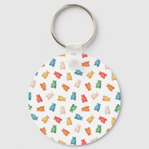 Gummy Beren Patroon Sleutelhanger