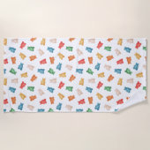 Gummy Beren Patroon Strandlaken (Voorkant)