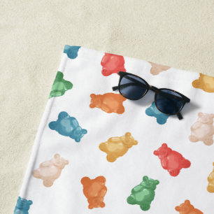 Gummy Beren Patroon Strandlaken