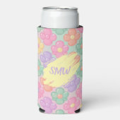 Gummy Candy Floral Personalized Slim Can Cooler (Seltzer Voorkant)
