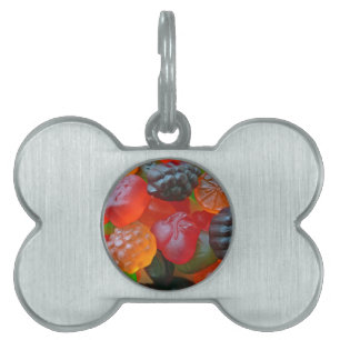 Gummy Fruit Huisdieren Naamplaatje