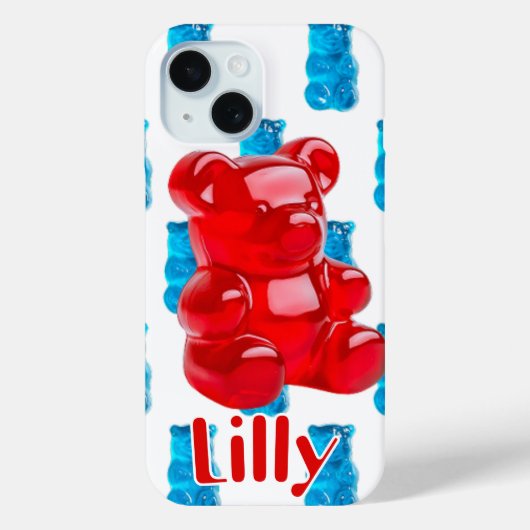 Gummy Jelly Case-Mate iPhone Case (Achterkant)