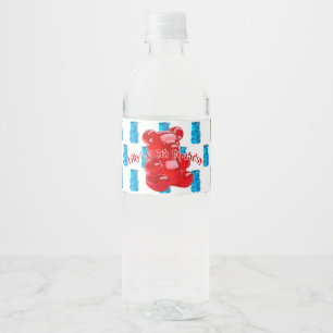 Gummy Jelly Waterfles Etiket
