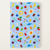 Gummy Lover Blauw Notitieboek (Achterkant)