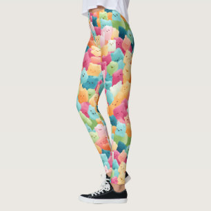 Gummy Wonderland: Een kleurrijke reeks van Snoep C Leggings