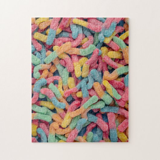 Gummy Worm Puzzle Legpuzzel (Verticaal)