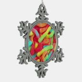 Gummy worms snoep kerst ornament (Links)