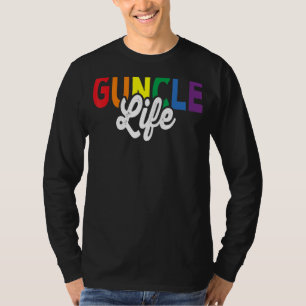 Guncle Life Trots Gay Uncle LGBT Pride T-shirt