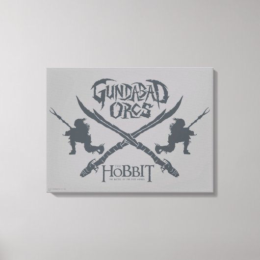 Gundabad Orcs Movie Icon Canvas Afdruk (Voorkant)