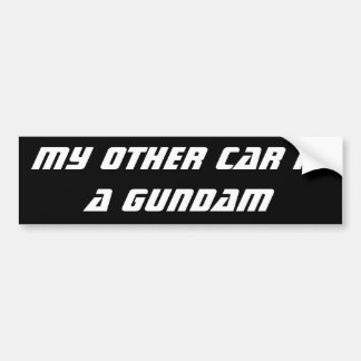 Gundam Bumpersticker