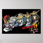 Gundam Wing Enless Waltz Alle vijf Poster (Voorkant)