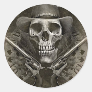 Gunfighter Ronde Sticker