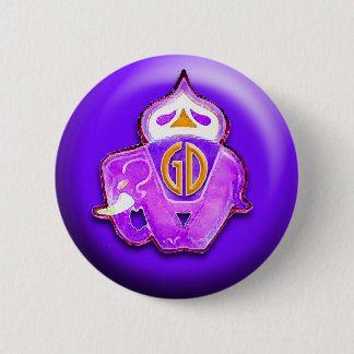 Gunga Diner-toets Ronde Button 5,7 Cm