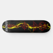 Gungnir Odin Spear Red Skateboard (Horizontaal)