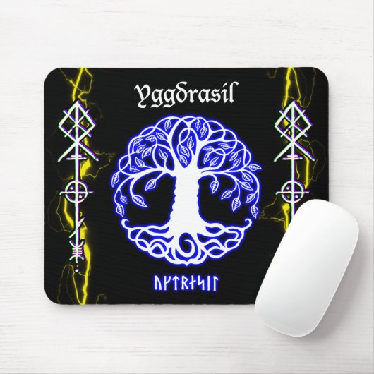 Gungnir Odin Spear thunder / Iggdrasil Muismat (Met muis)