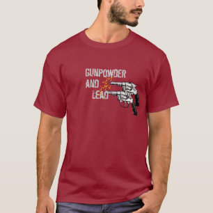 Gunkruit- en loodrevolver Pistolset T-shirt