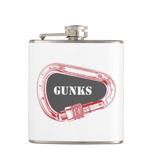 Gunks climate carabiner heupfles (Voorkant)